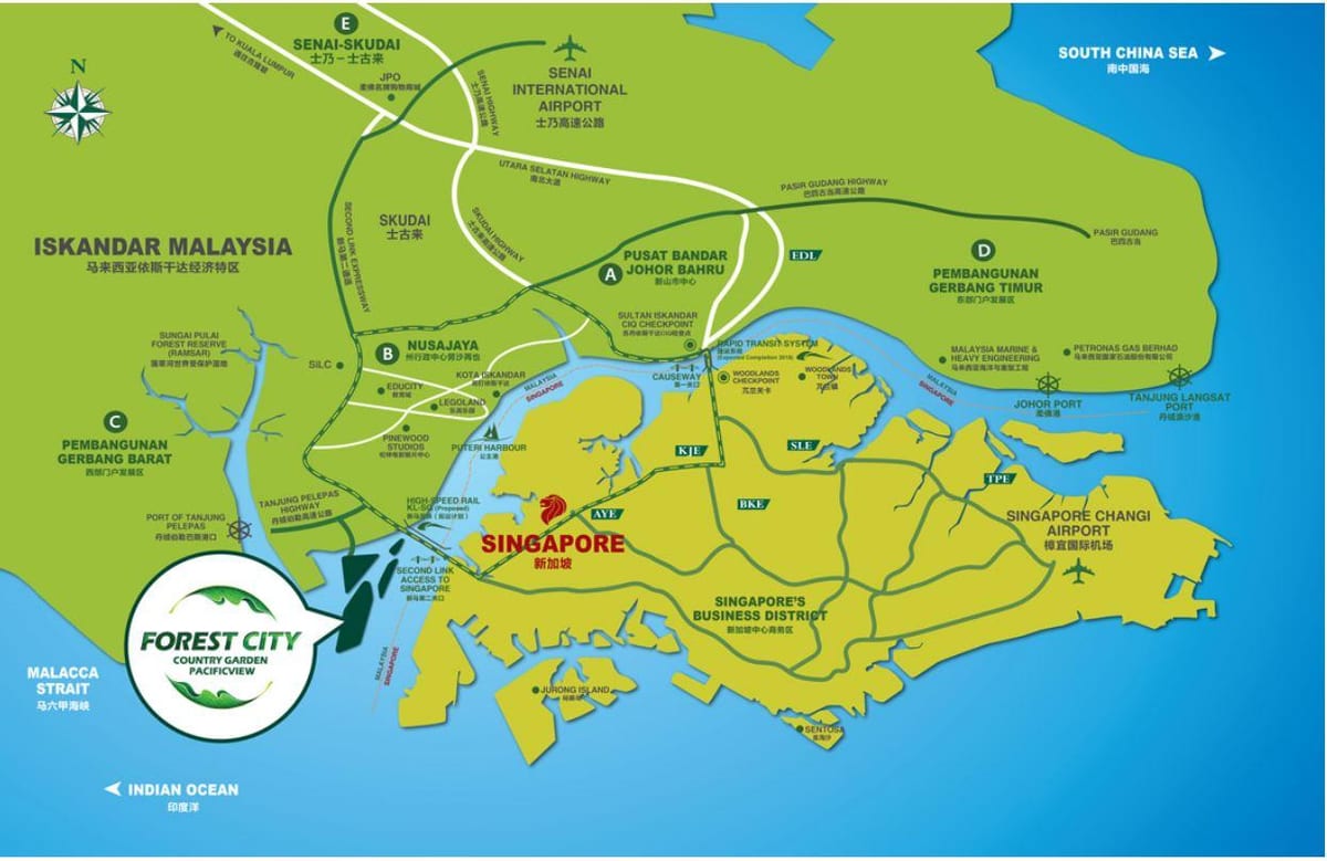 mapa baso hiria, malaysia