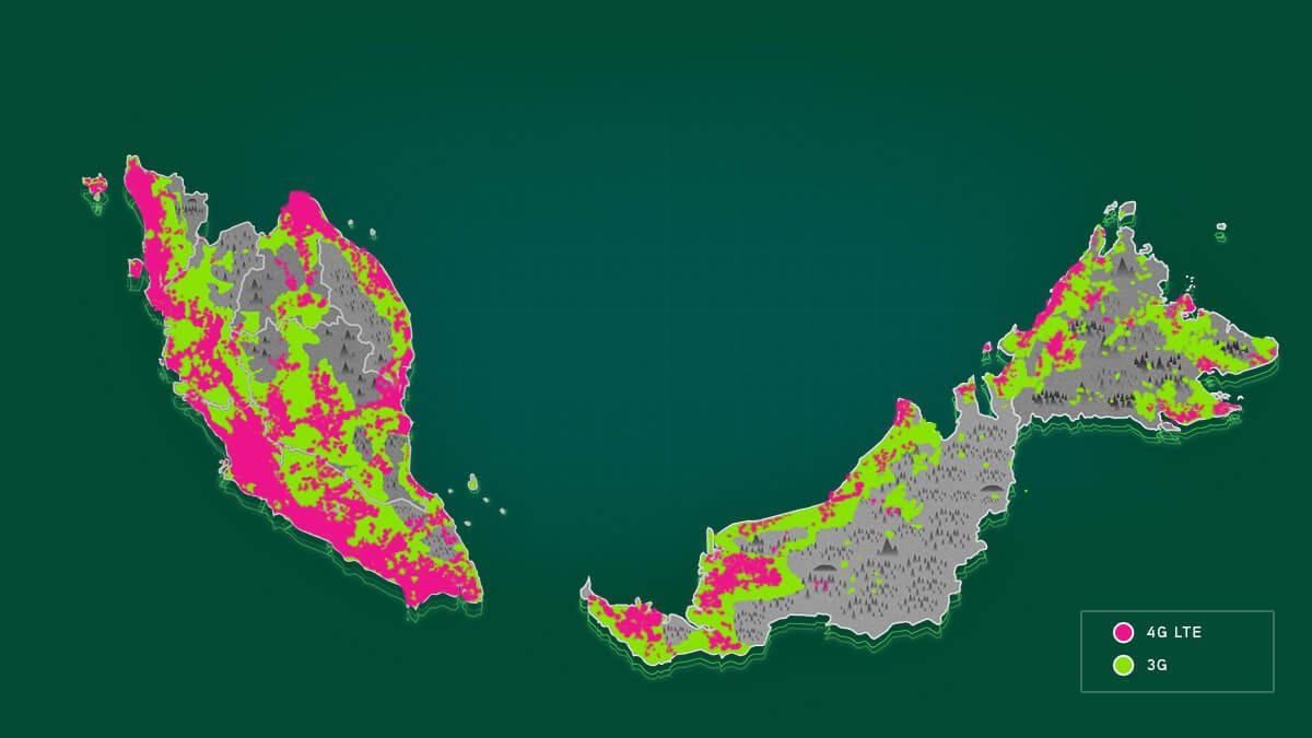 malaysia estaldura mapa