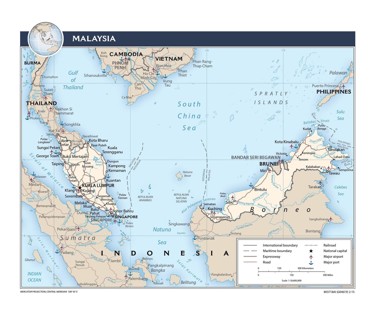 malaysia nazioarteko aireportuko mapa