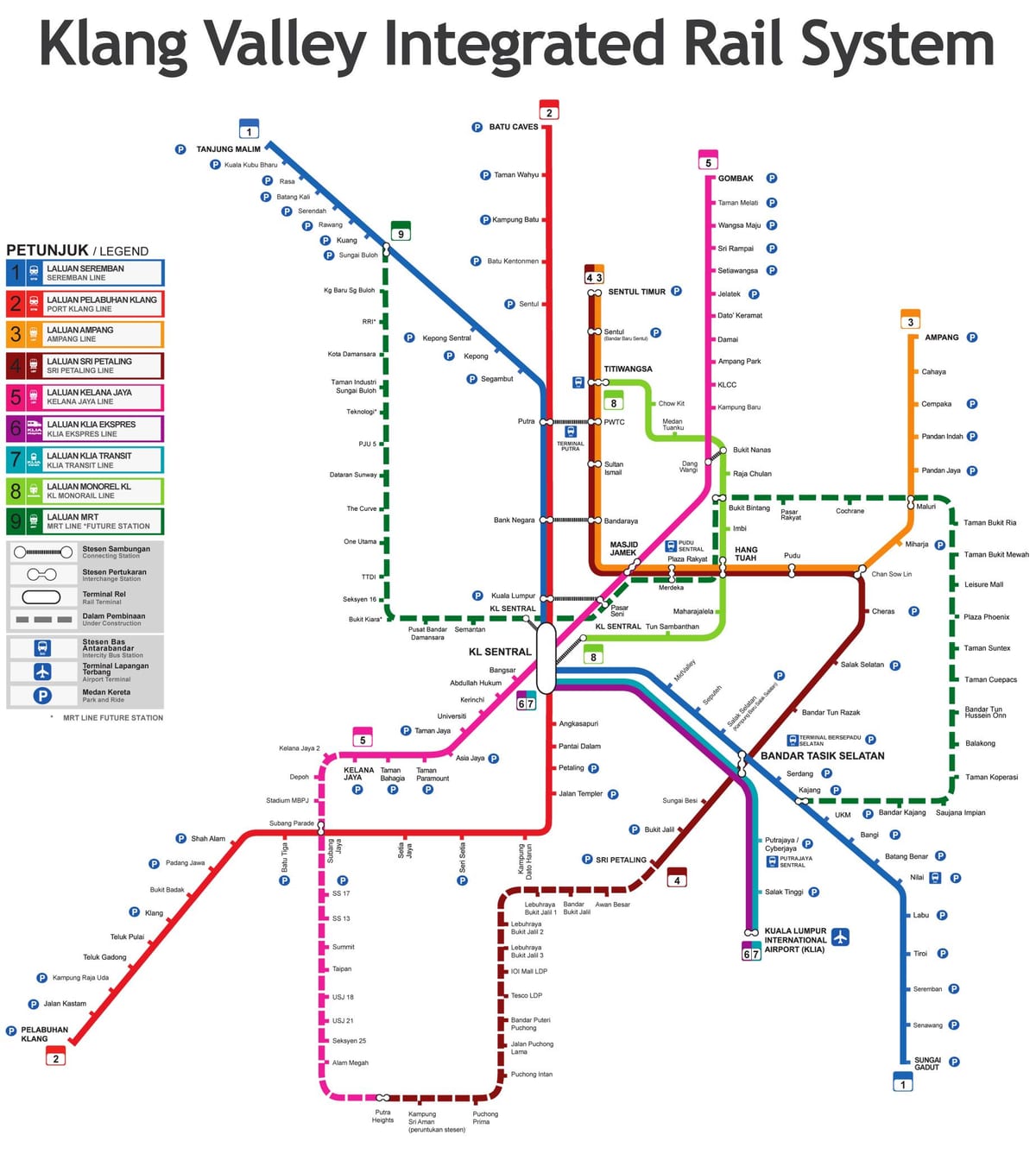 garraio mapa malaysia