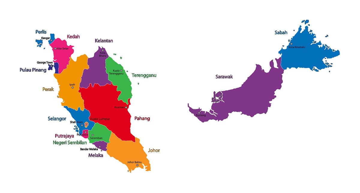 mapa malaysia mapa irudi