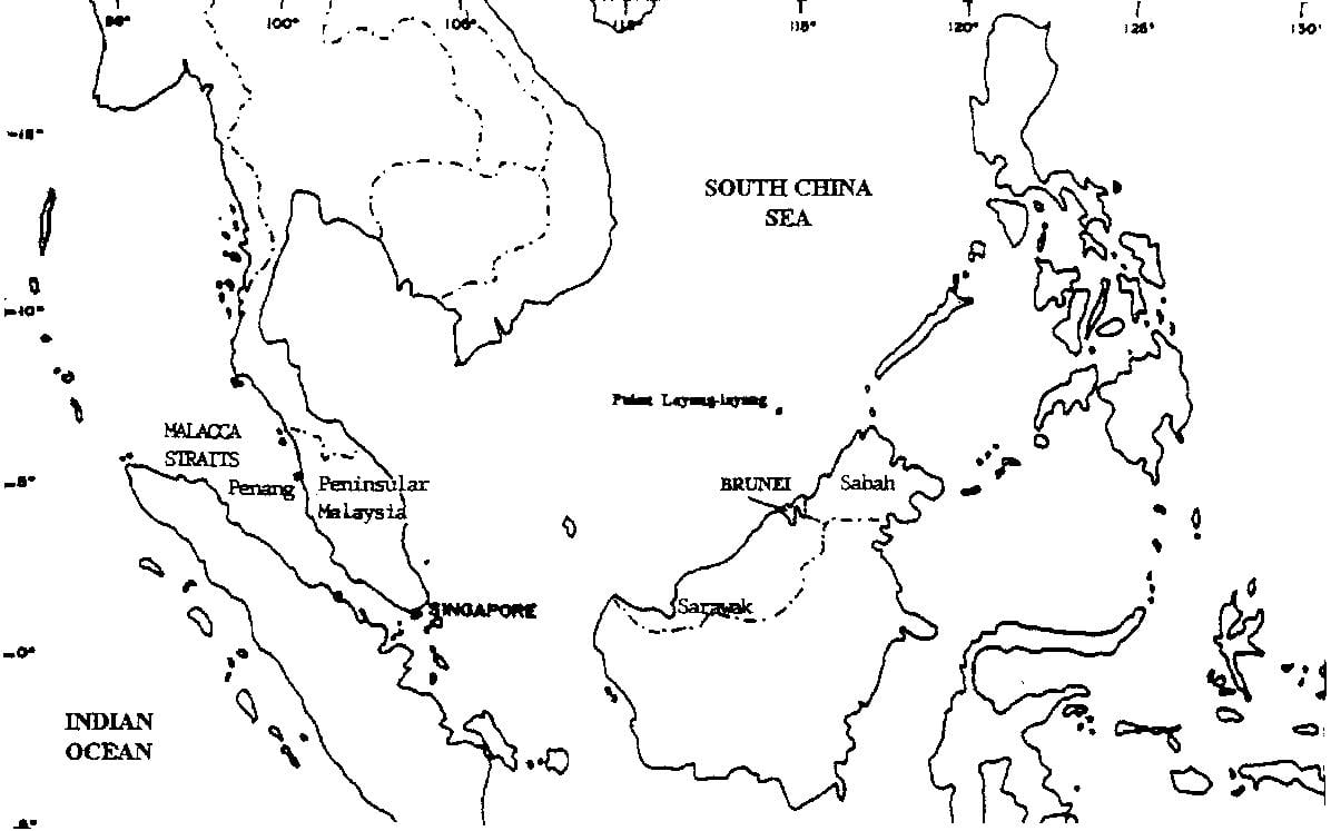 mapa malaysia mapa marrazten