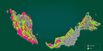 Malaysia estaldura mapa