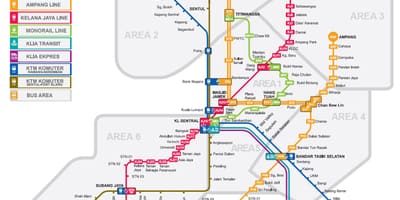 Lrt mapa malaysia 2016