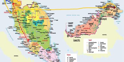 Mapa malaysia autobusa