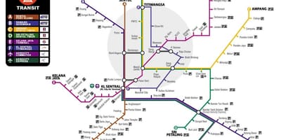 Mapa malaysia garraioa