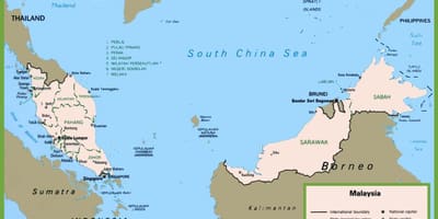 Mapa politiko malaysia 