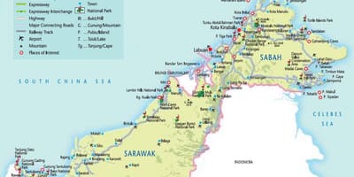 Mapa malaysia parke nazionala