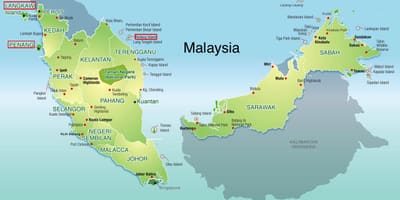 Mapa malaysia eta uharte
